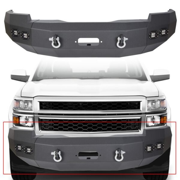 Front Bumper for 2014 2015 Chevy Silverado 1500 Chevrolet - Image 9