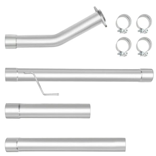 3.5"/4" 2018-2020 Powerstroke Ford F-150 3.0L DPF Delete Race Pipe - Image 2