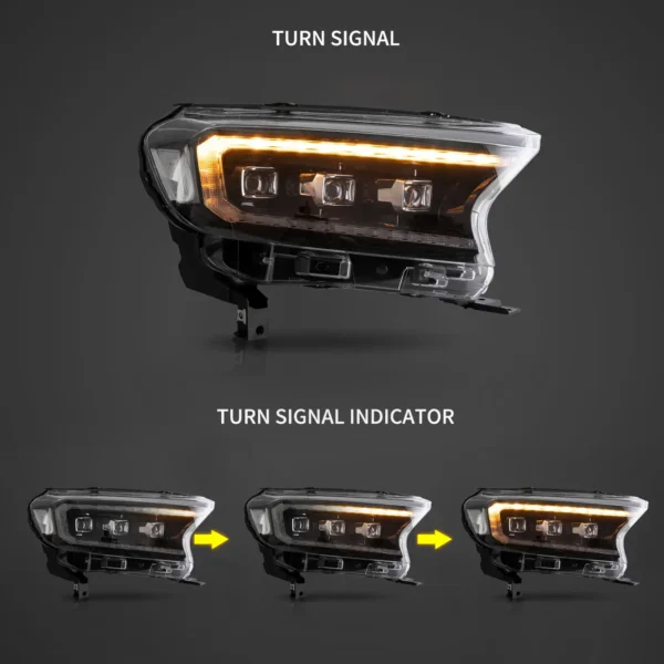 15-21 Ford Ranger [International Types] Facelift LED Matrix Projector ...