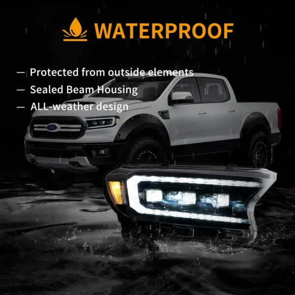 15-21 Ford Ranger [International Types] Facelift LED Matrix Projector ...